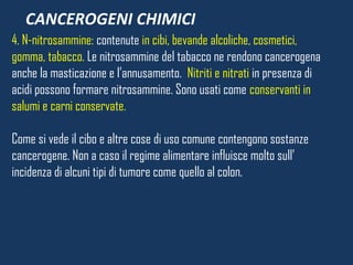 Fattori cancerogeni | PPT