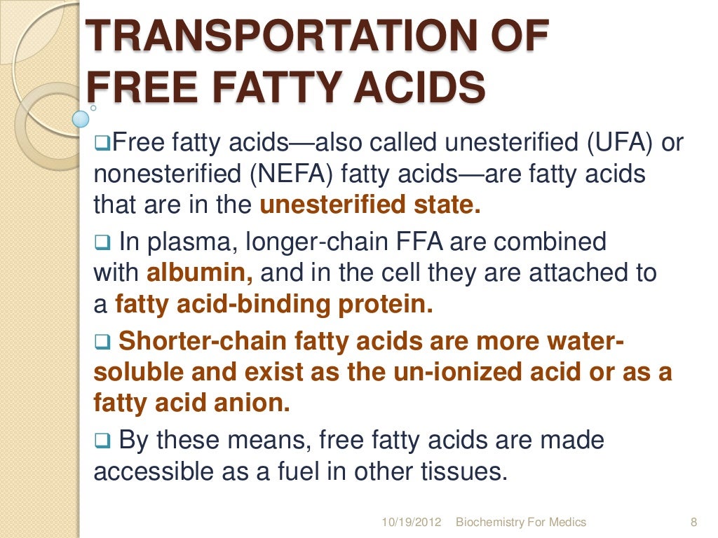 Fatty acid oxidation
