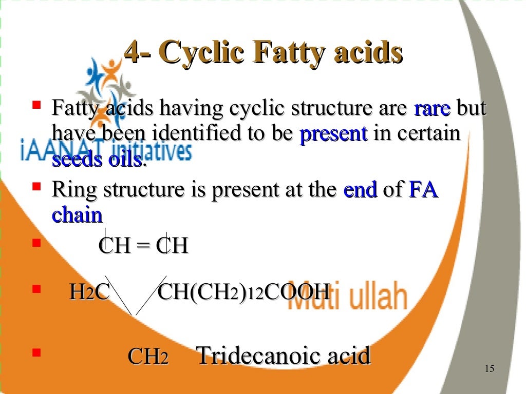 Fatty acids