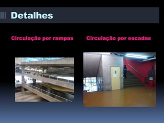 Detalhes

Circulação por rampas   Circulação por escadas
 