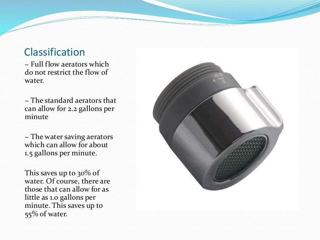 Faucet aerators