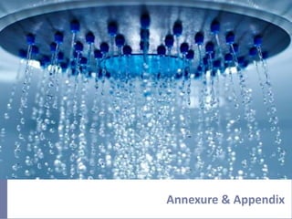 Annexure & Appendix
 