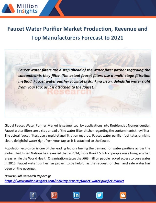 water filter attached to faucet faucet water purifier market production revenue and top manufacturers forecast to 2021 water filters tu2026 water filter attached to faucet faucet water purifier market production revenue and top manufacturers forecast to 2021 water filters tu2026