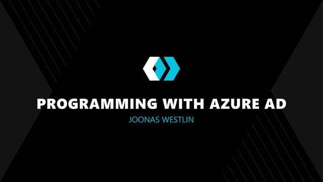 Programming with Azure Active Directory | PPT