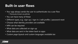 Introduction to Azure AD and Azure AD B2C | PPTX