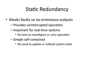 Comprehensive Overview of Fault Tolerance in Computer Systems and ...