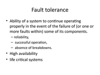 Comprehensive Overview of Fault Tolerance in Computer Systems and ...