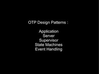 OTP Design Patterns : Application 