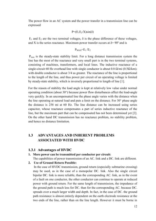 FAULT ANALISIS IN HVDC & HVAC TRANSMISSION LINE | PDF