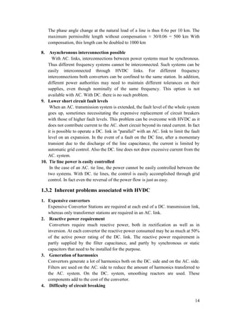 FAULT ANALISIS IN HVDC & HVAC TRANSMISSION LINE | PDF