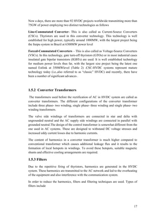 FAULT ANALISIS IN HVDC & HVAC TRANSMISSION LINE | PDF