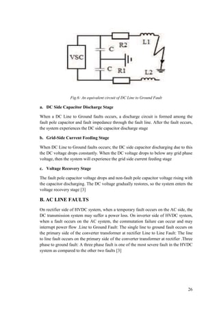 FAULT ANALISIS IN HVDC & HVAC TRANSMISSION LINE | PDF