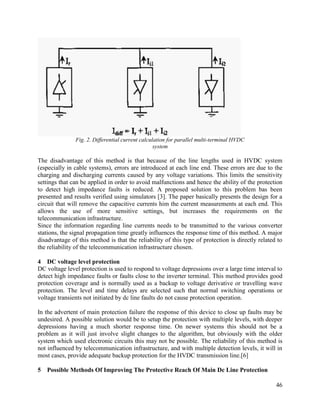 FAULT ANALISIS IN HVDC & HVAC TRANSMISSION LINE | PDF