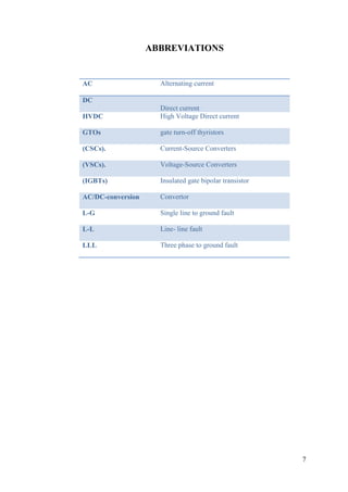 FAULT ANALISIS IN HVDC & HVAC TRANSMISSION LINE | PDF