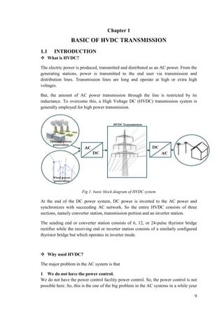 FAULT ANALISIS IN HVDC & HVAC TRANSMISSION LINE | PDF