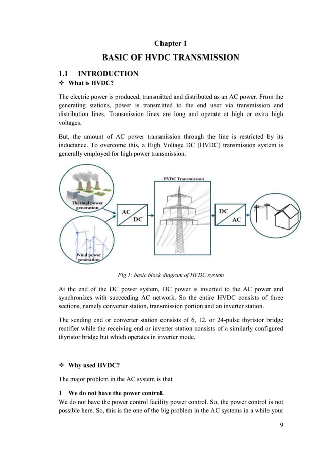 FAULT ANALISIS IN HVDC & HVAC TRANSMISSION LINE PDF