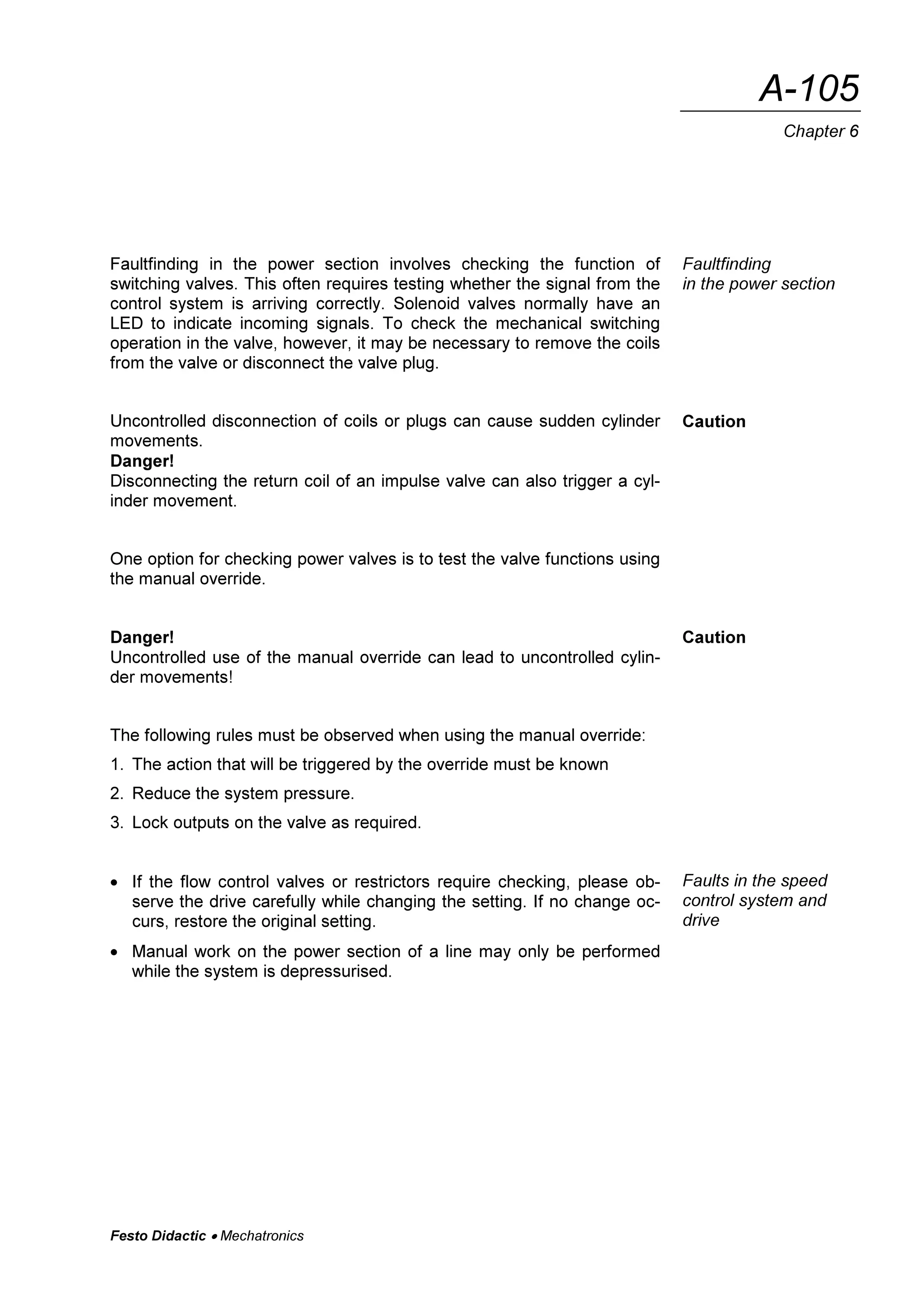 Fault finding in mechatronics PDF