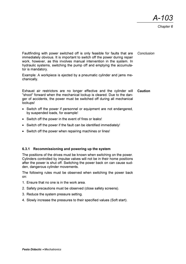 Fault finding in mechatronics PDF