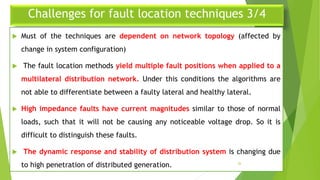 Fault location techniques in smart distribution system | PDF
