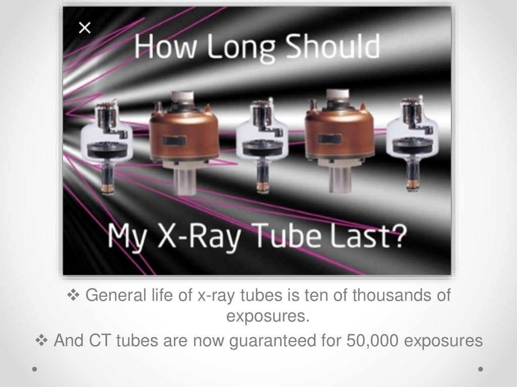 Faults in x ray tube and its care