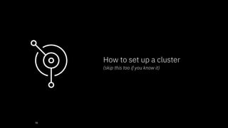 © 2019 IBM Corporation
19
How to set up a cluster
(skip this too if you know it)
 