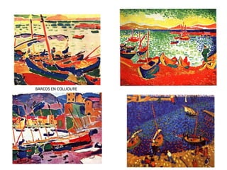 BARCOS EN COLLIOURE
 