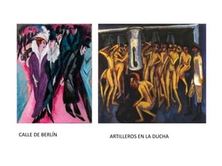CALLE DE BERLÍN ARTILLEROS EN LA DUCHA
 