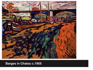 Barges in Chatou c.1905
 