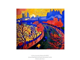 Carlina Guzmán Morati 09-0925
Universidad Nacinal Pedro Henríquez Ureña
             Historia del Arte I
 