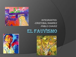INTEGRANTES:
-CRISTOBAL RAMIREZ
     -PABLO CHAVEZ
 