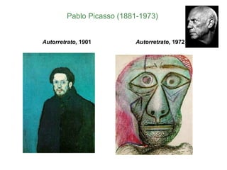 Pablo Picasso (1881-1973)


Autorretrato, 1901         Autorretrato, 1972
 
