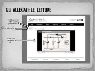 Collegamento
        alla pagina
        precedente

Titolo allegato




      Video con
      immagine
      fissa
 