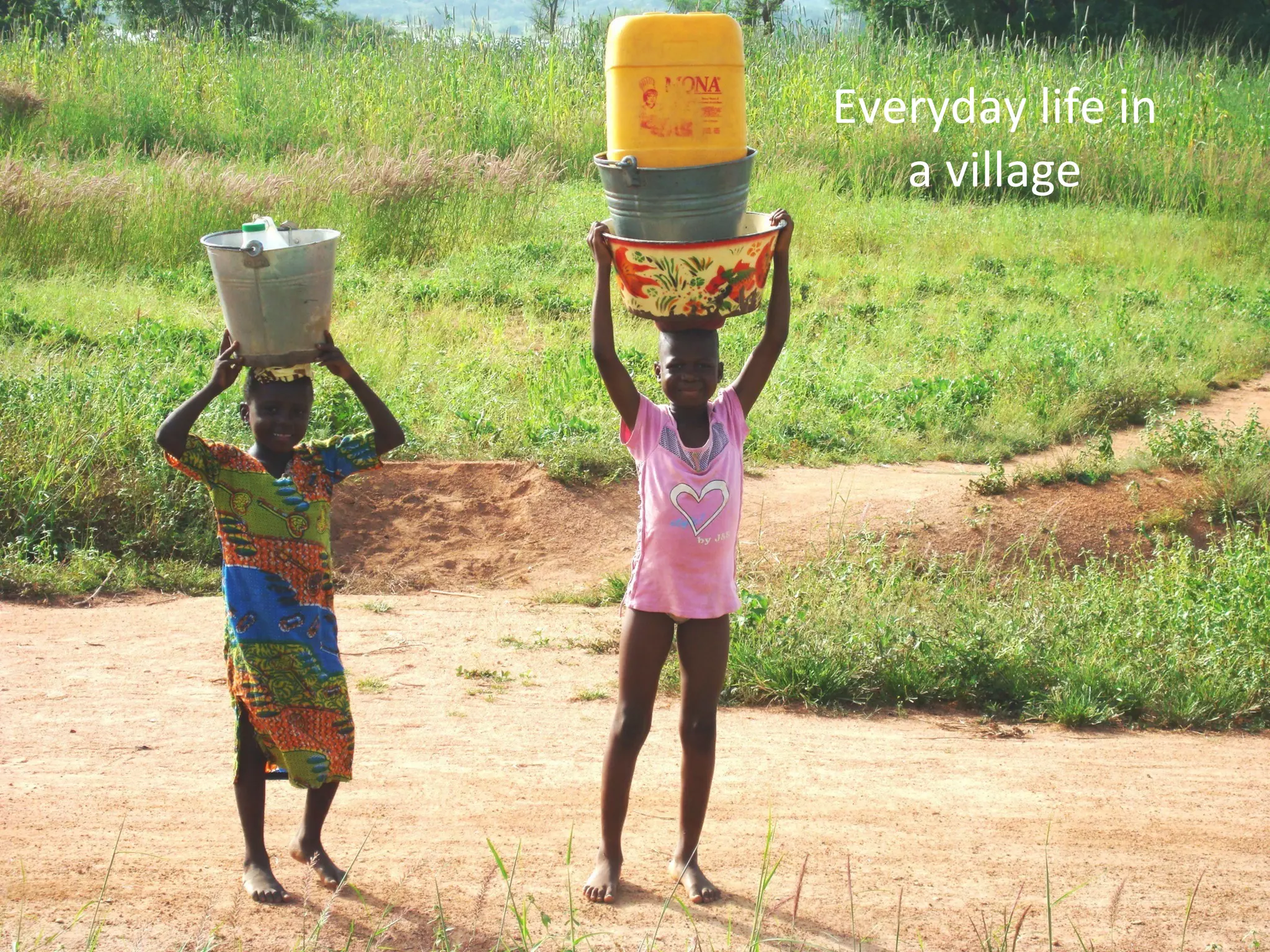 Everyday life in a village