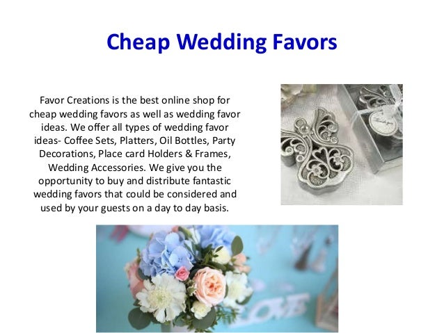 Cheap Wedding Favors Favor Creation