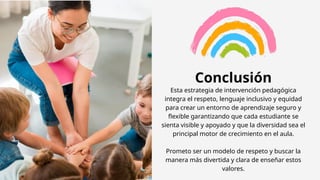 Estrategia Integral para Fomentar la Inclusión y Diversidad en el Aula ...