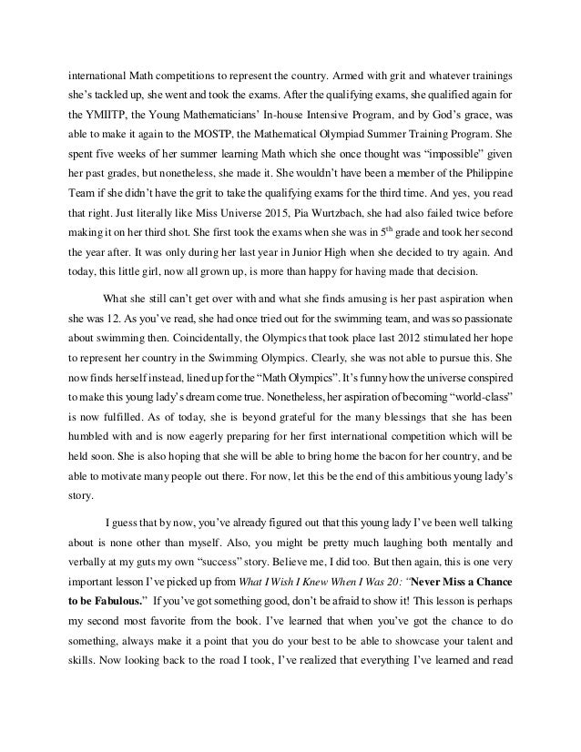 "Favorite Book" Essay