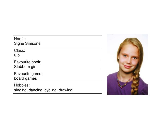 Favourite books, games and hobbies presentations of the latvian group Favourite books, games and hobbies presentations of the latvian group