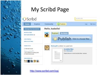 SlidesharePublish presentationsShare presentationsProtect your presentations but still share the ideasConnect with people who produce presentations on topics that are of interest to you  (social networking facilities)http://www.slideshare.net/icpj