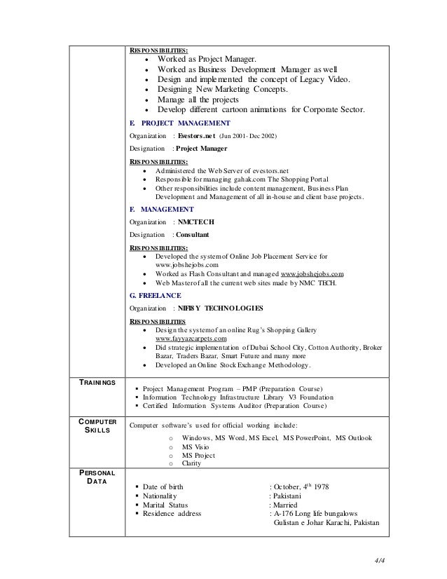 Fawad Hashmi CV