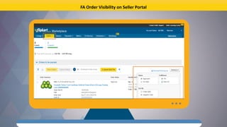 FA Order visibility on Seller Portal
