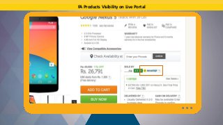 FA Products Visibility on Live Portal