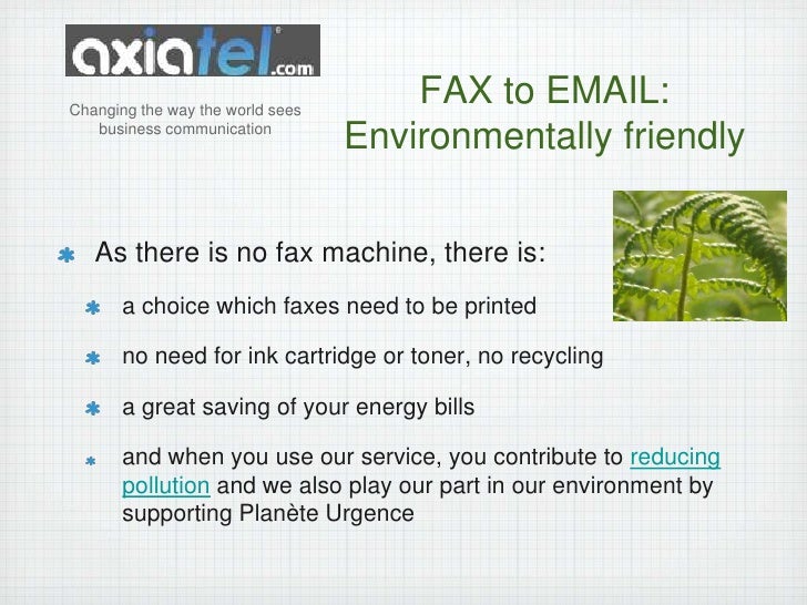 Fax to Email Advantages