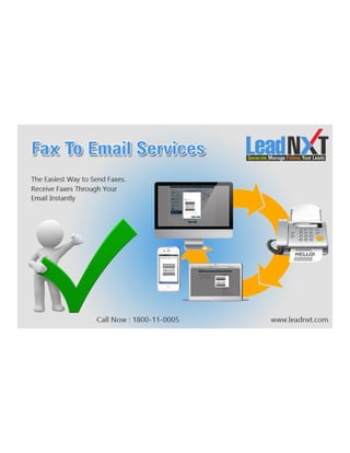 Faxes to email services