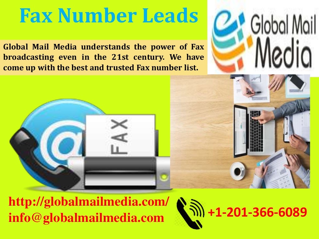 Fax number leads