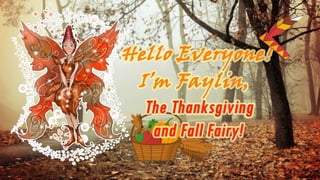 Teelie's Fairy Garden | Faylin The Thanksgiving and Fall Fairy | Teelie Turner 