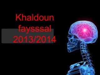 Khaldoun
faysssal
2013/2014
 
