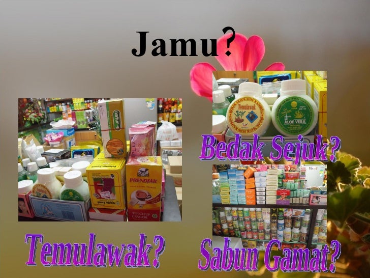 Ubat Tradisional - Jamu?