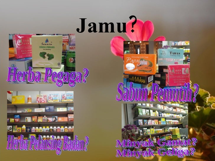 Ubat Tradisional - Jamu?
