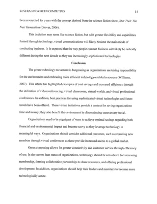 Leveraging Green Computing for Increased Viability and Sustainability