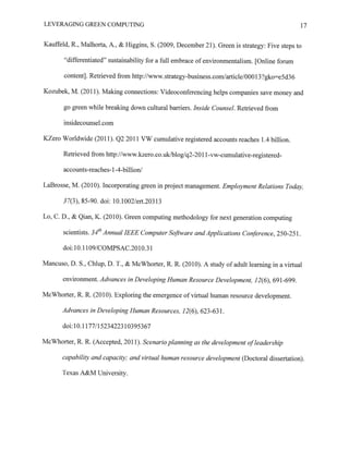 Leveraging Green Computing for Increased Viability and Sustainability